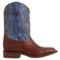 4CAVF_2 Nocona Ostrich Print Western Boots - Leather (For Men)