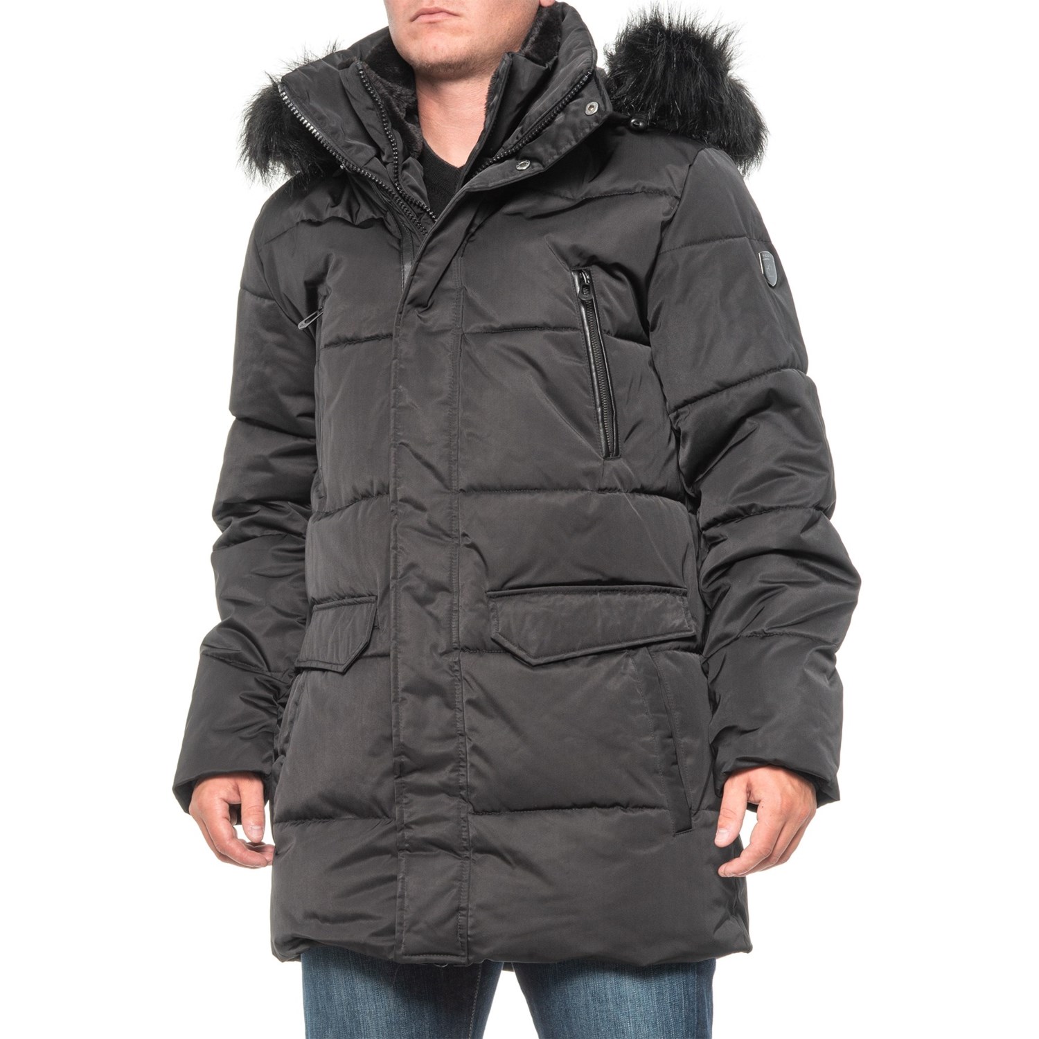 Noize Todd Long Quilted Parka (For Men) - Save 84%