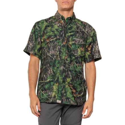 NOMAD Stretch-Lite Shirt - Short Sleeve in Mo Shadowleaf