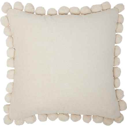 Nomad West Millie Chenille Pillow - 20x20” in Natural