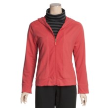 Nomadic Traders French Terry Hoodie Sweatshirt - Zip (For Women) in Coral - Closeouts