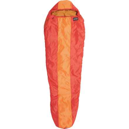 NorEast Outdoors 32°F Trek and Trail Sleeping Bag - Mummy in Cherry/Tangerine