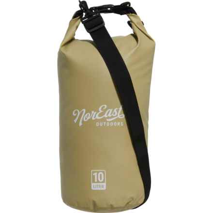 NorEast Outdoors Roll-Top 10 L Dry Bag - Waterproof in Khaki