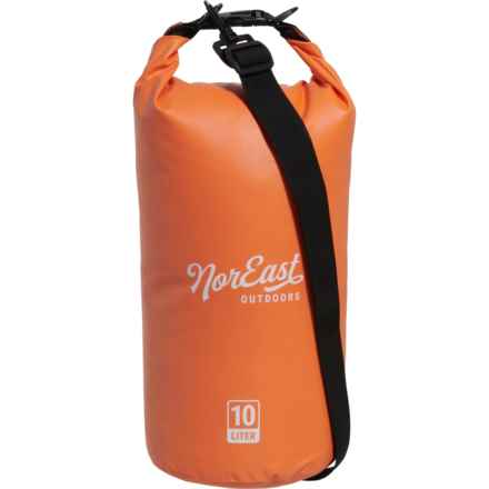 NorEast Outdoors Roll-Top 10 L Dry Bag - Waterproof in Tangerine