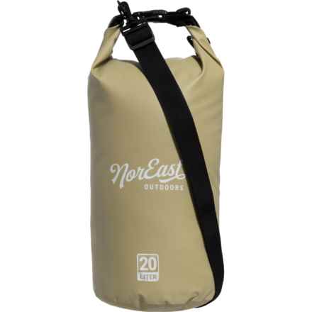 NorEast Outdoors Roll-Top 20 L Dry Bag - Waterproof in Khaki