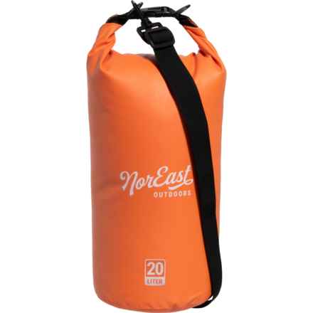 NorEast Outdoors Roll-Top 20 L Dry Bag - Waterproof in Tangerine