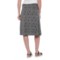 332GP_2 North River Gathered Waistband Jersey Skirt (For Women)
