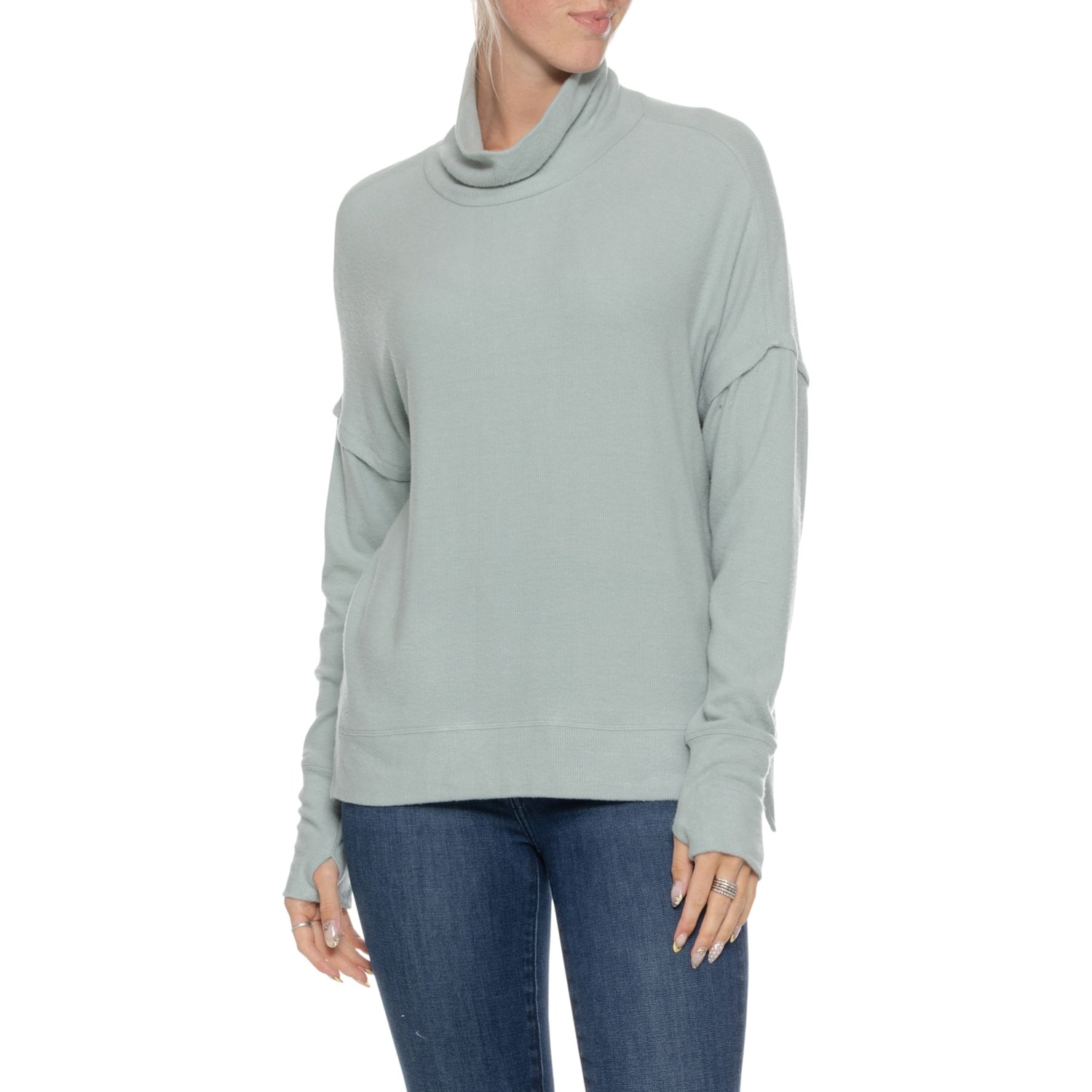 North River Mock Neck Knit Sweater - Save 37%