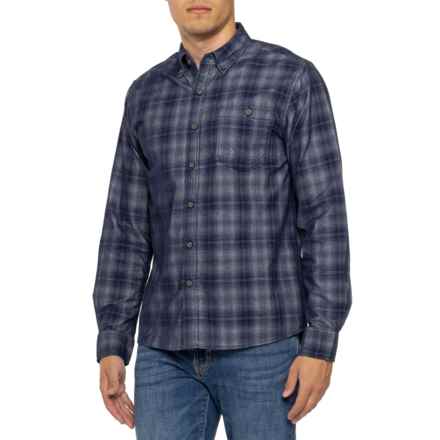 North River Plaid Corduroy Button-Down Shirt - Long Sleeve in Iris