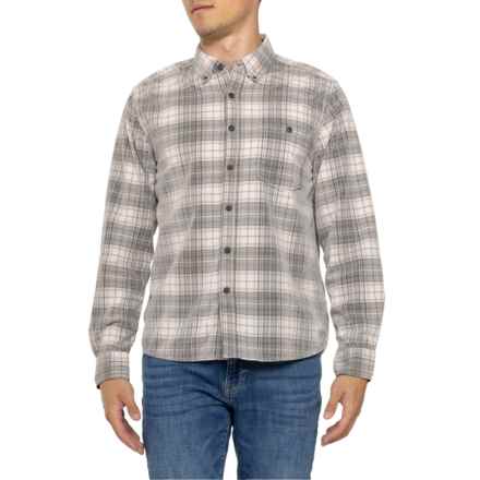 North River Plaid Corduroy Button-Down Shirt - Long Sleeve in Natural