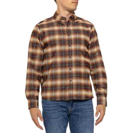 North River Plaid Corduroy Shirt - Long Sleeve in Port