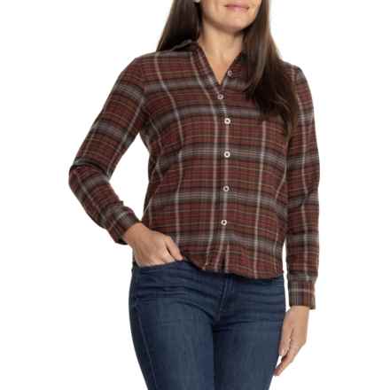 North River Plaid Shirt - Long Sleeve in Cappuccino