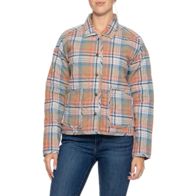 North River Plaid Timberline Quilted Short Jacket - Insulated