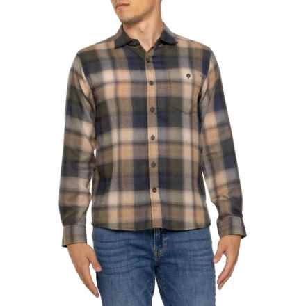 North River Plaids Shirt - Long Sleeve in Olive