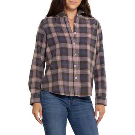 North River Vintage Heather Brushed Shirt - Long Sleeve in Nightshadow