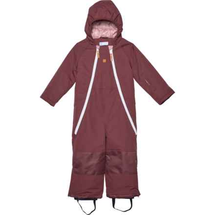 Northern Classics Infant Boys and Girls Fleur De Lis Snowsuit - Insulated in Cranberry
