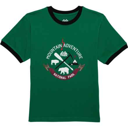 NORTHERN TREK Big Boys Graphic T-Shirt - Short Sleeve in Green