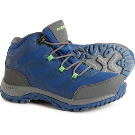 Northside Boys Hargrove Mid Hiking Boots - Waterproof in Navy/Lime