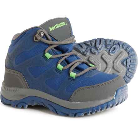 Northside Boys Hargrove Mid Hiking Boots - Waterproof in Navy/Lime
