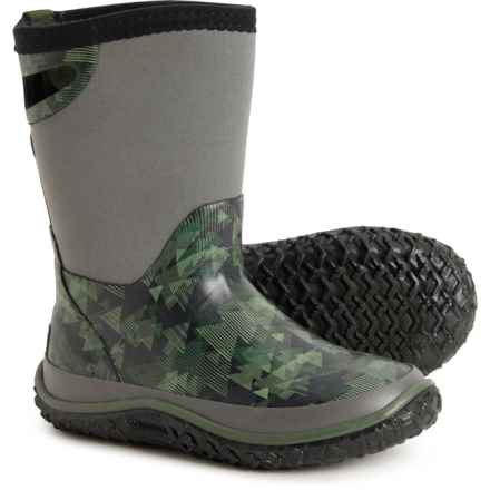 Northside Boys Raiden Neoprene Boots - Waterproof, Insulated in Black/Olive