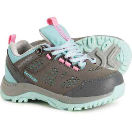Northside Girls Benton Hiking Shoes - Waterproof in Aqua/Pink