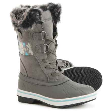 Northside Girls Bishop Jr. Snow Boots in Gray/Blue