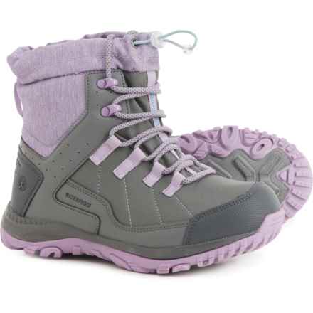 Northside Girls Echo Pass Snow Boots - Waterproof, Insulated in Gray/Lilac