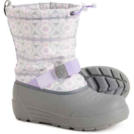 Northside Girls Frosty Snow Boots - Insulated in White/Lilac
