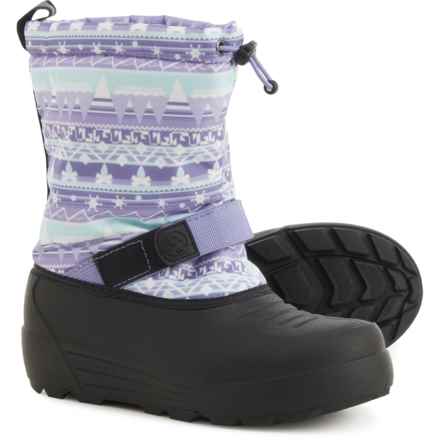 Northside Girls Frosty Snow Boots - Waterproof, Insulated in Purple/Mint