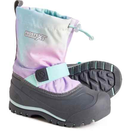 Northside Girls Frosty XT Thinsulate® Pac Boots - Waterproof, Insulated in Lilac/Aqua