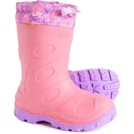 Northside Girls Orion Rain Boots - Waterproof, Insulated in Pink/Purple