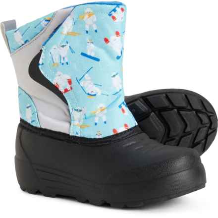 Northside Little Boys Flurrie Thinsulate® Winter Boots - Insulated in Lt Blue/Multi