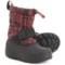 Northside Little Boys Frosty Snow Boots - Waterproof, Insulated in Charcoal/Red
