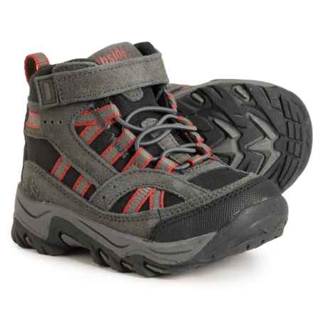 Northside Little Boys Rampart Mid Hiking Boots in Black/Gray