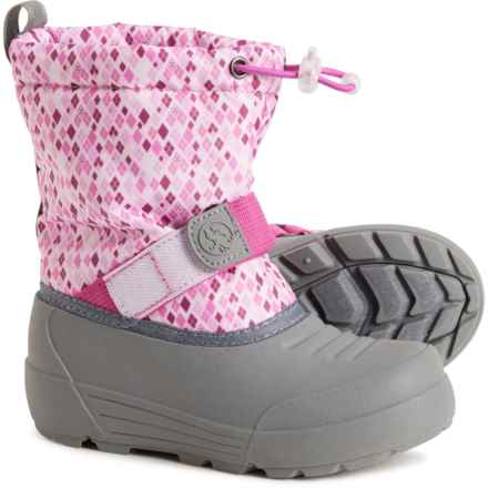 Northside Little Girls Frosty Snow Boots - Waterproof, Insulated in Berry Rose