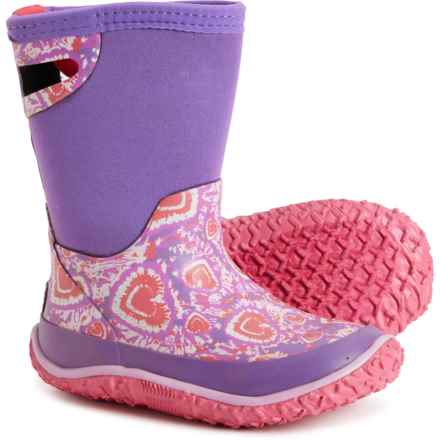 Northside Little Girls Raiden Neoprene All-Weather Boots - Waterproof, Insulated in Pink/Purple