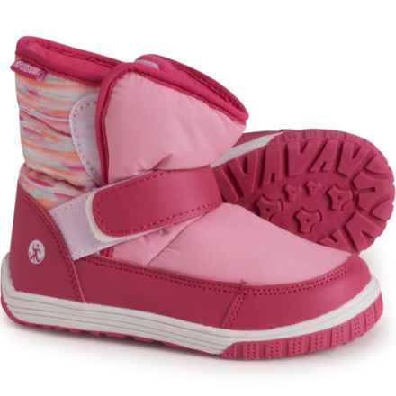 Northside Little Girls Snowcap Snow Boots - Insulated in Pink/Multi