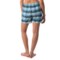 5852U_3 Northwest Blue Lounge Shorts - Lightweight Cotton (For Women)