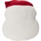 4XJJF_2 Novogratz Santa Head Shaped Recycled Throw Pillow - 18x18”