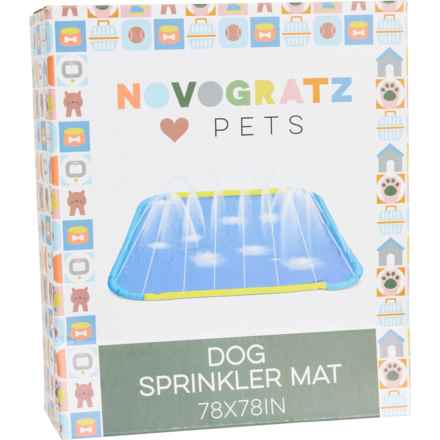 Novogratz Supersize Dog Sprinkler Mat - 78x78” in Multi