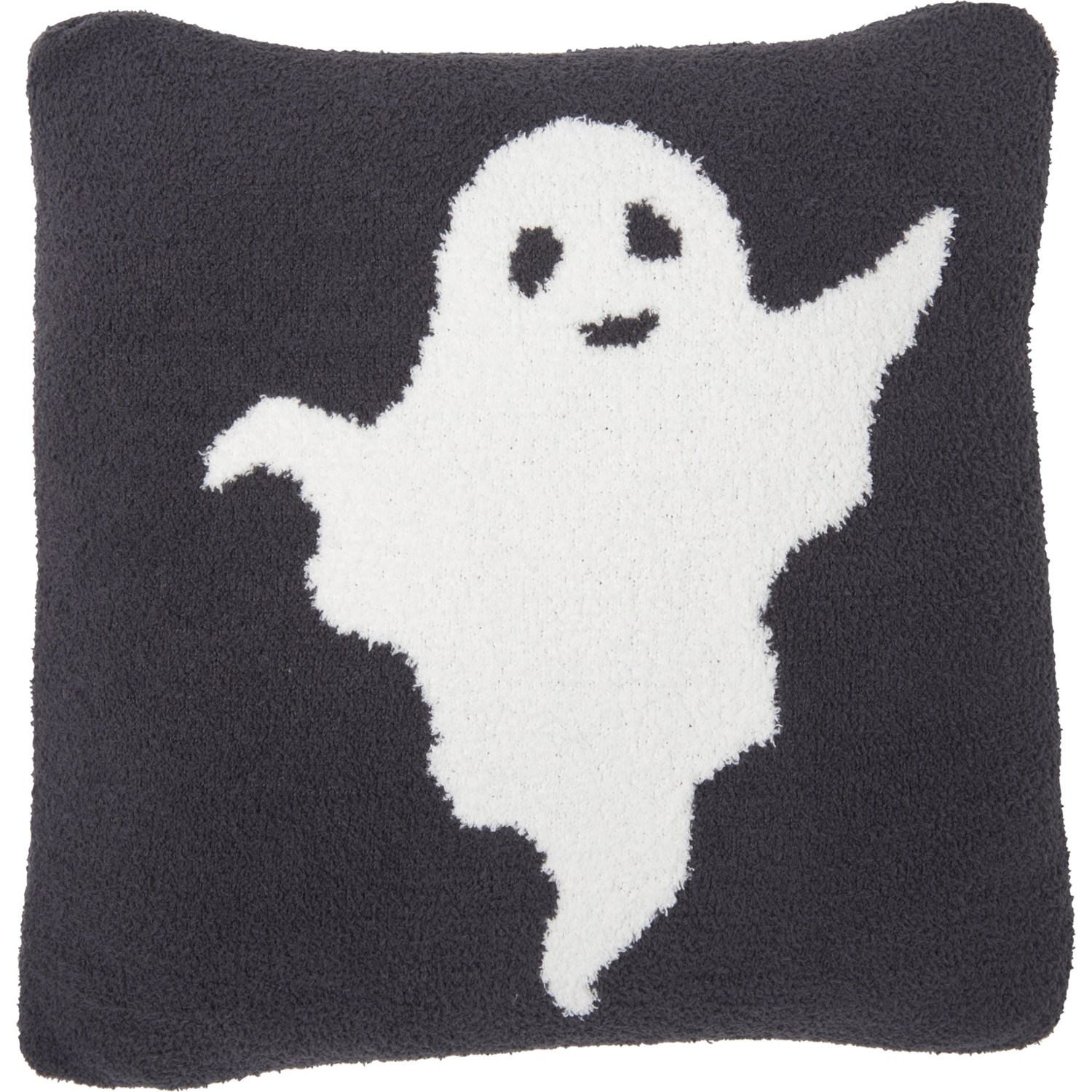 Novogratz Yarn Ghost Throw Pillow 20x20”, Feathers, IvoryBlack