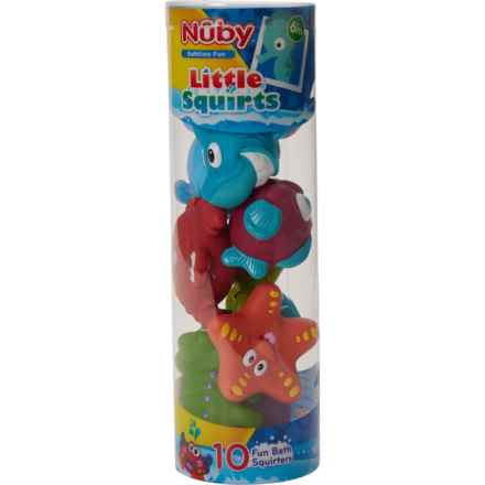 NUBY Little Squirts Fun Bath Squirters - 10-Pack in Multi