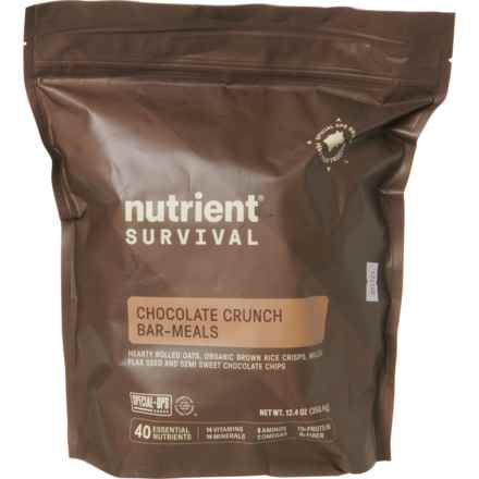 Nutrient Survival Chocolate Crunch Meal Bars - 20-Pack in Multi