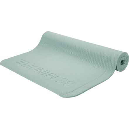 Oak & Reed Be Mindful Yoga and Fitness Exercise Mat - 6 mm in Blue Surf
