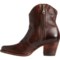 4RTTV_4 Oak Tree Farms Baila Ankle Cowboy Boots - Leather (For Women)