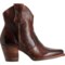 4RTUK_3 Oak Tree Farms Baila Ankle Cowboy Boots - Leather (For Women)
