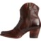 4RTUK_4 Oak Tree Farms Baila Ankle Cowboy Boots - Leather (For Women)