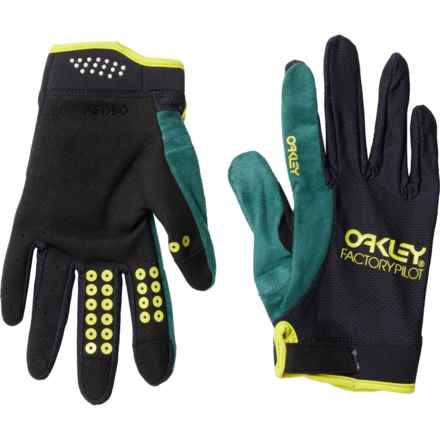 Oakley All Mountain Bike Gloves - Touchscreen Compatible in Black/Bayberry