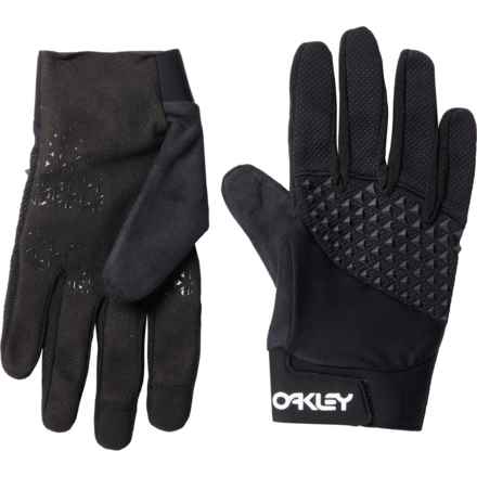 Oakley Drop In Mountain Bike Gloves - Touchscreen Compatible in Blackout
