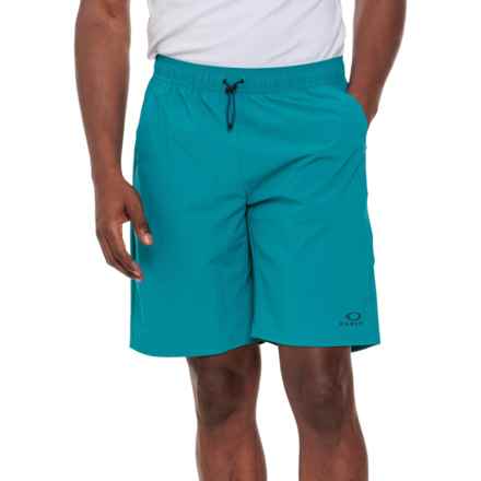 Oakley Enhance Packable Shorts - 9” in Aurora Blue